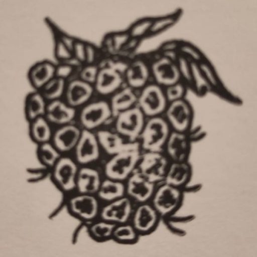 A blackberry print